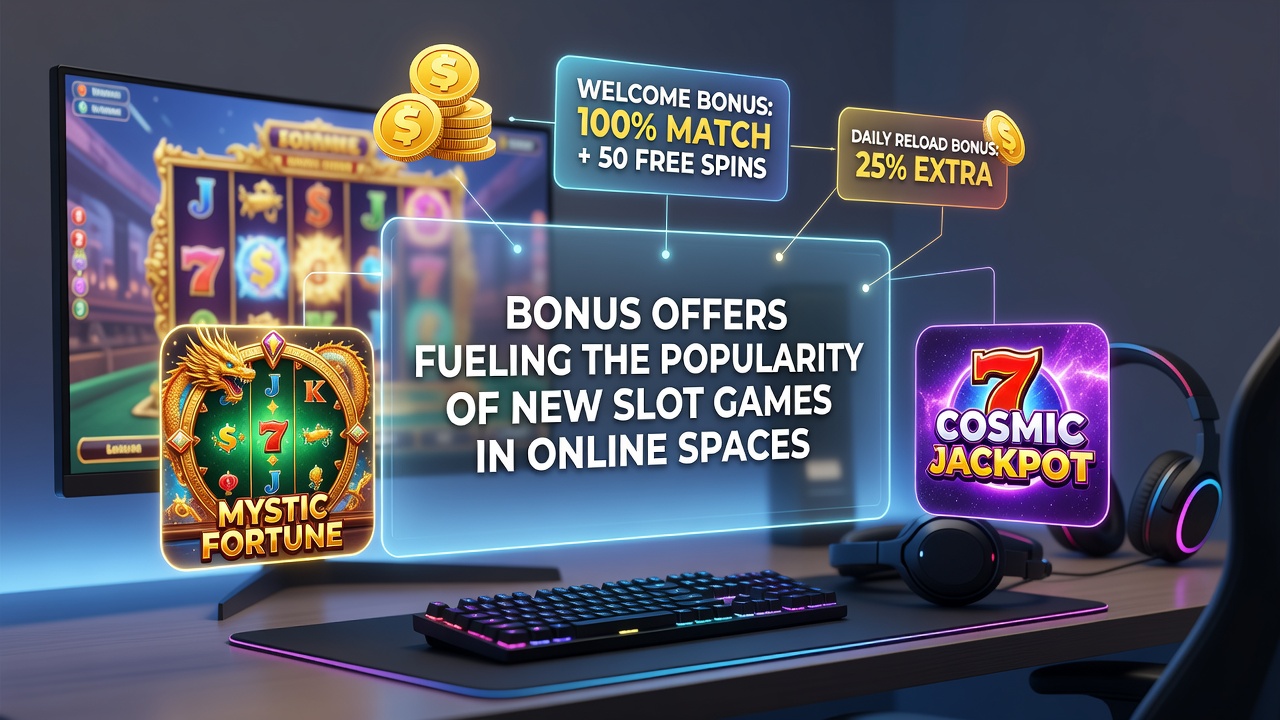 Players engaging with new slot games on mobile devices during a bonus promotion period