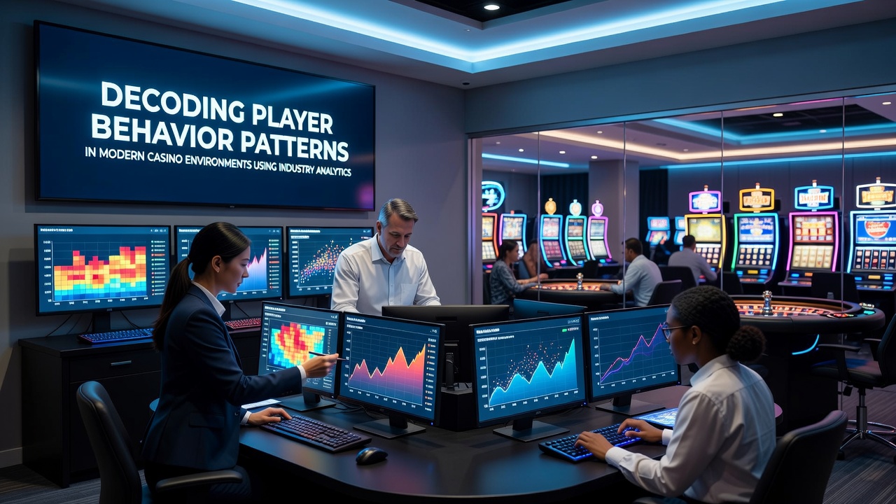 Casino floor with players at various gaming tables and slot machines under bright lights