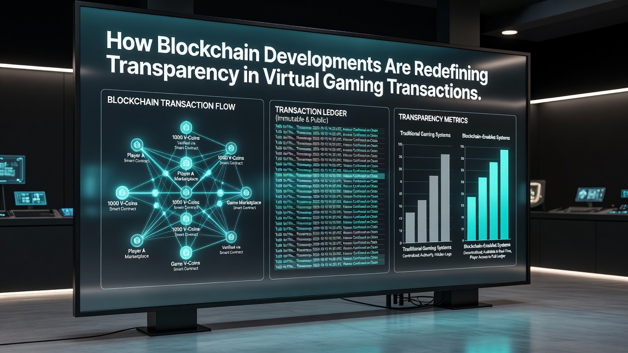 Players engaging with transparent in-game economies powered by blockchain ledgers